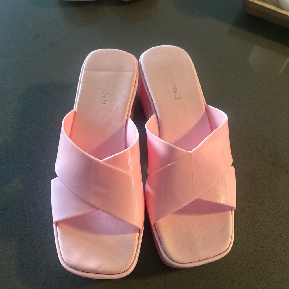 Pink Slide Sandals